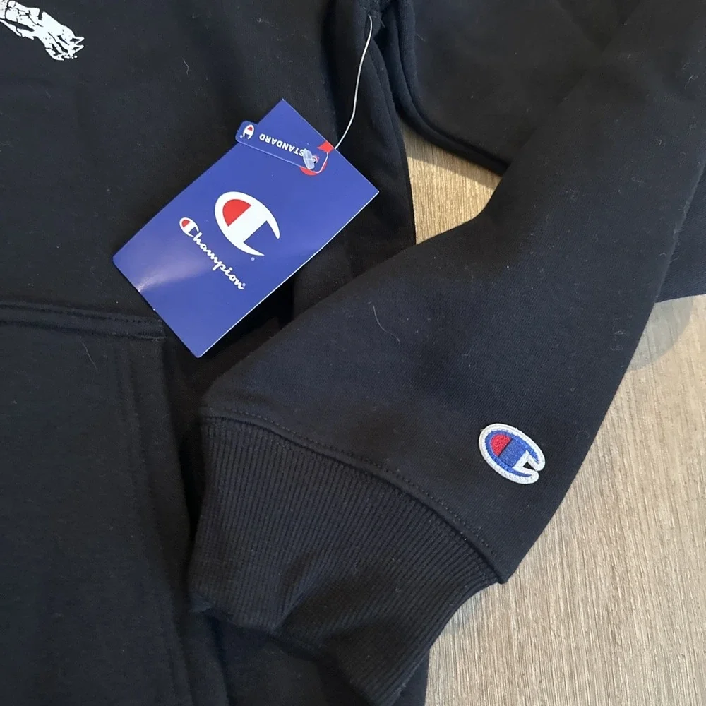 Champion‎ Men's Cougar Fleece Hoodie State Varsity Logo Black Small College NWT